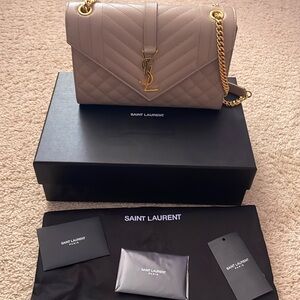 Authentic YSL medium shoulder bag